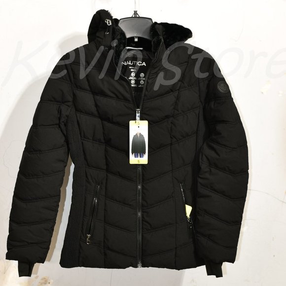 Nautica‎ Ladies' Stretch Puffer Jacket - Picture 1 of 8